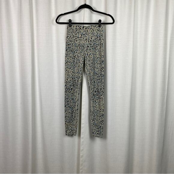 Varley Cream Blue&Black Century Animal Print Leggings Sz.XS - Picture 5 of 16
